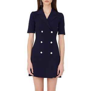 MAJE Ralazer Double-Breasted Dress T3/US8